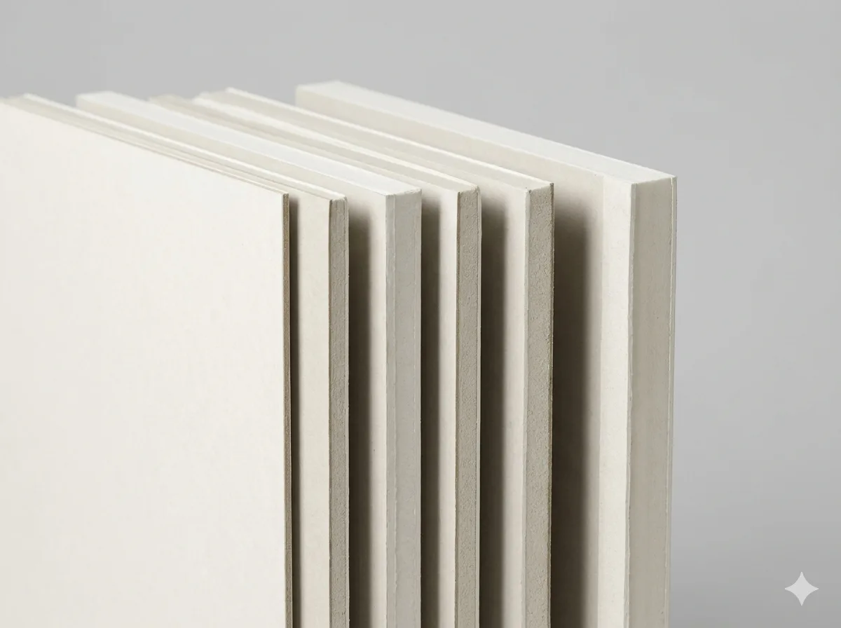 Gypsum boards production
