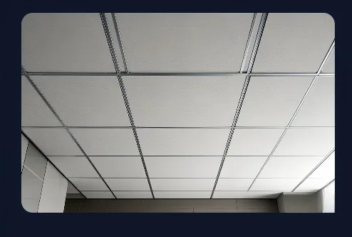 Ceiling and framing - suspended ceiling systems, metal studs and steel framework